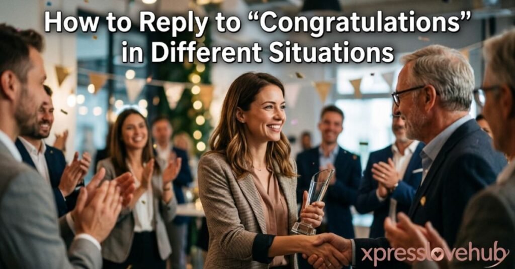 How to Reply to "Congratulations" in Different Situations