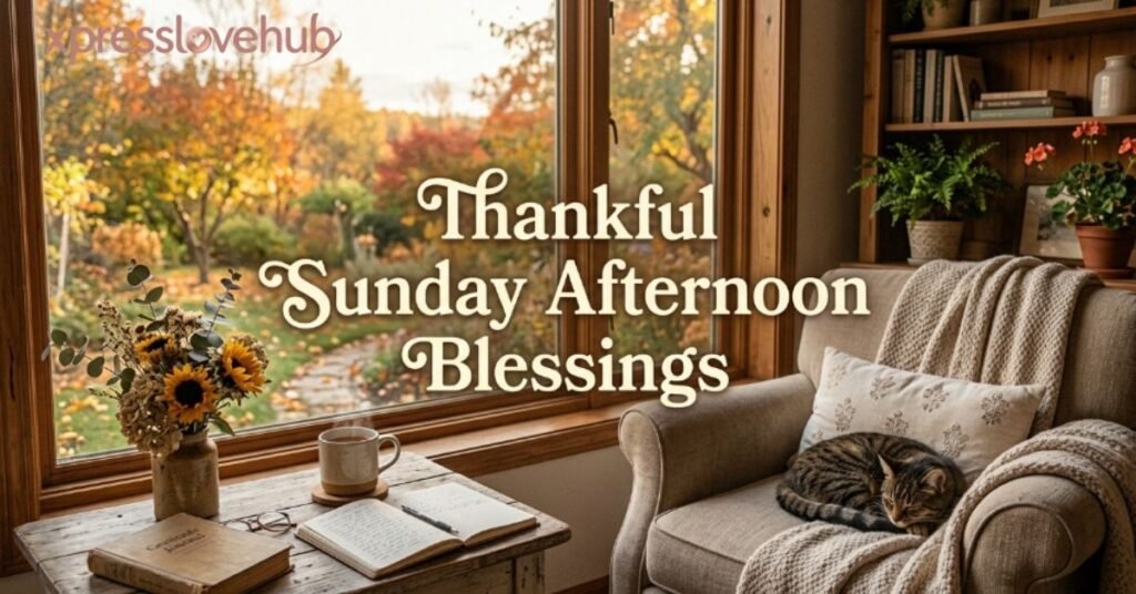 Thankful Sunday Afternoon Blessings