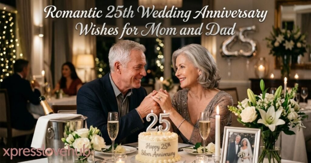 Romantic 25th Wedding Anniversary Wishes for Mom and Dad
