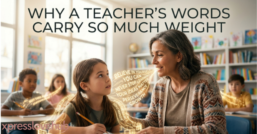 Why a Teacher's Words Carry So Much Weight