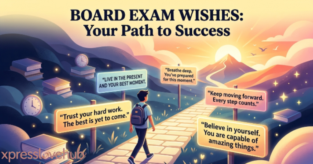Board Exam Wishes for Students Under Pressure