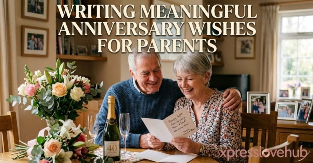Writing Meaningful Anniversary Wishes for Parents