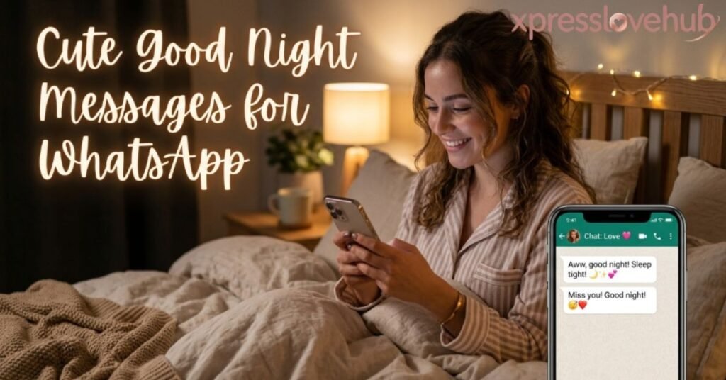 Cute Good Night Messages for WhatsApp