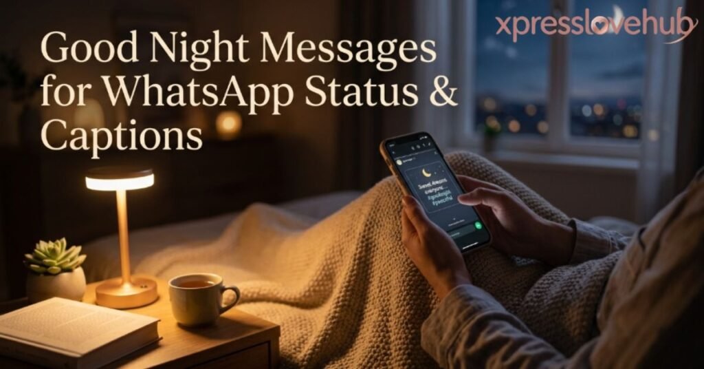 Good Night Messages for WhatsApp Status & Captions