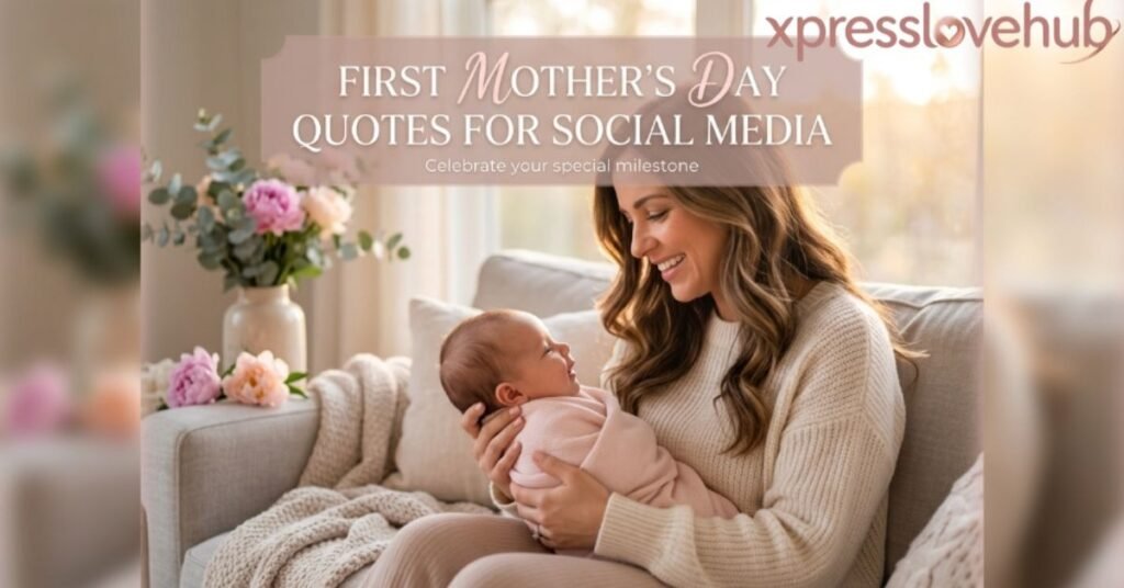 First Mother's Day Quotes for Social Media